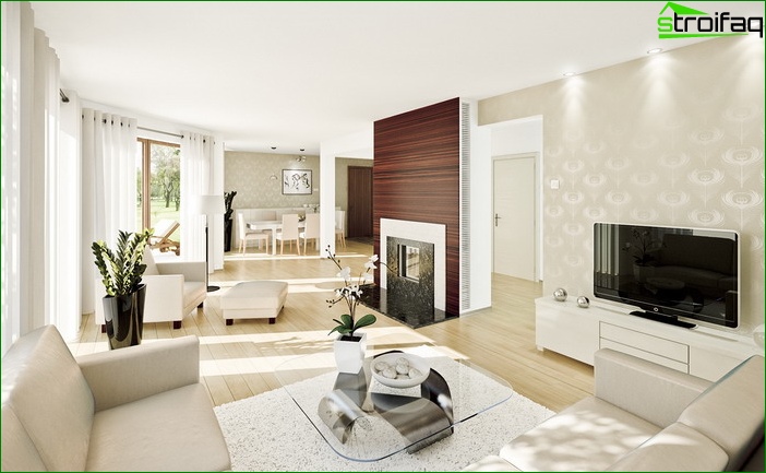 Conception de papier peint photo pour la salle