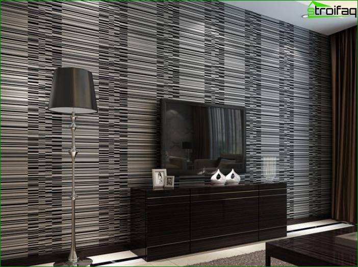 Conception de papier peint photo pour la salle