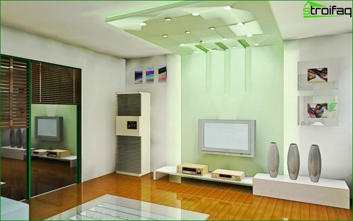 Conception de papier peint photo pour la salle