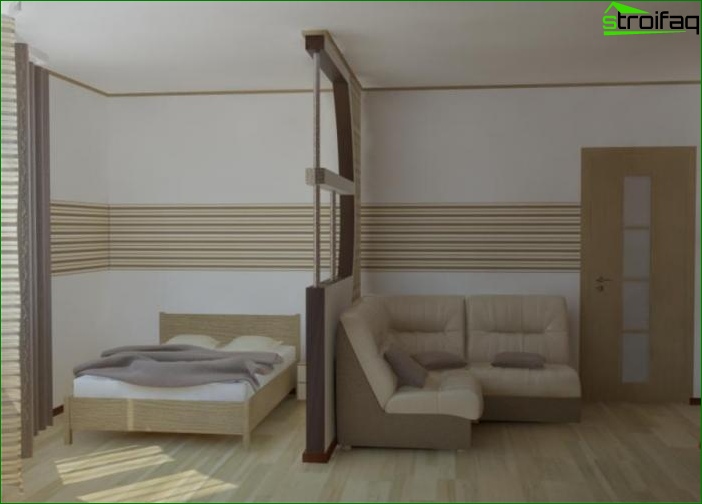 Chambre photo-salon design