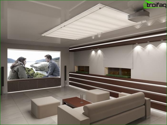 Salon de style high-tech - photo