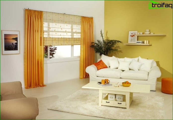 Rideaux design pour le hall - photo