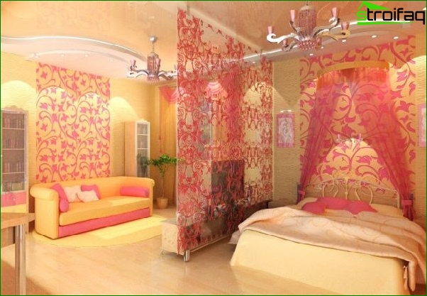 Photo de la conception d'une chambre d'enfant pour une fille