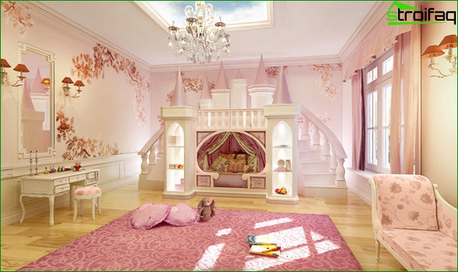 Pépinière design pour une grande pièce