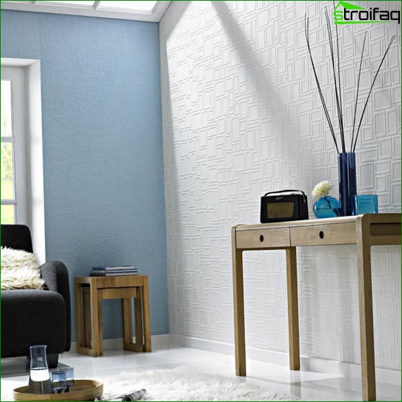 Papier peint à peindre pour une chambre