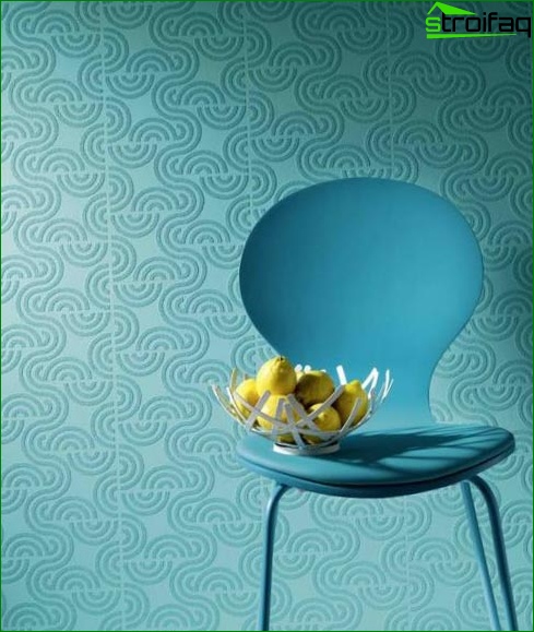 Papier peint à peindre dans la cuisine