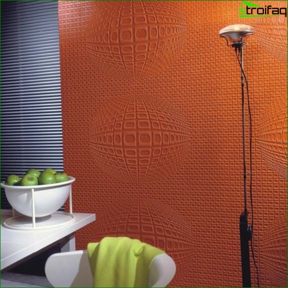 Papier peint à peindre dans la cuisine 3