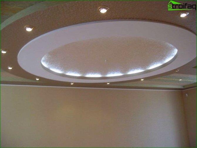 Photo d'un plafond en plaques de plâtre