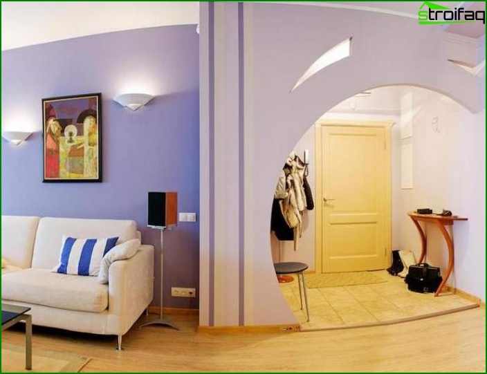 Couloir avec arche Couloir avec arche