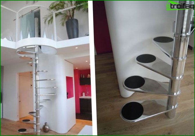 Escaliers métalliques d'origine