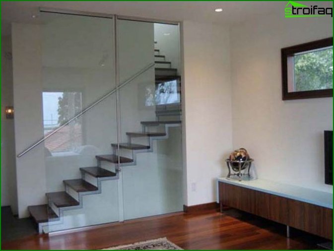 Escalier dans une maison privée