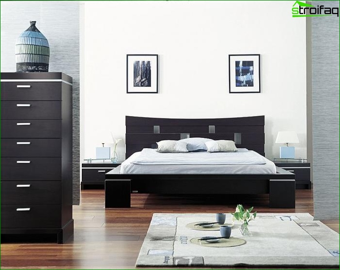 Conception de chambre de style japonais