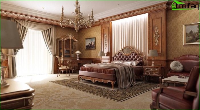 Papier peint dans le style classique