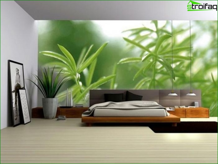 Papier peint photo dans la chambre