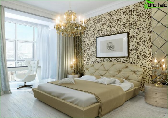 Papier peint dans la chambre