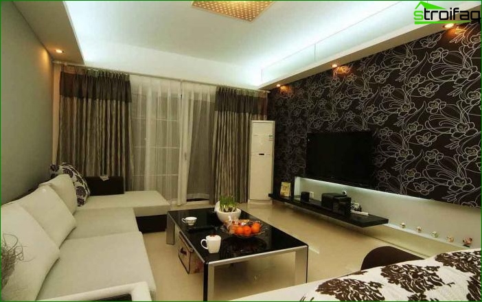 Papier peint dans la chambre