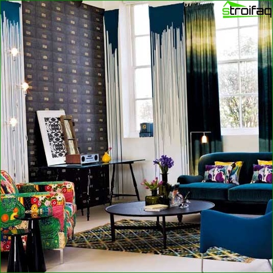 Papier peint moderne pour le salon