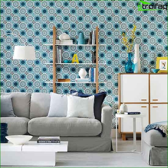 Papier peint moderne pour le salon