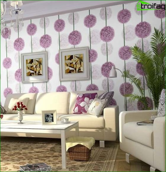 Papier peint pour le salon