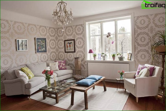 Papier peint pour le salon