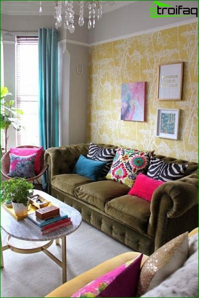 Papier peint pour le salon