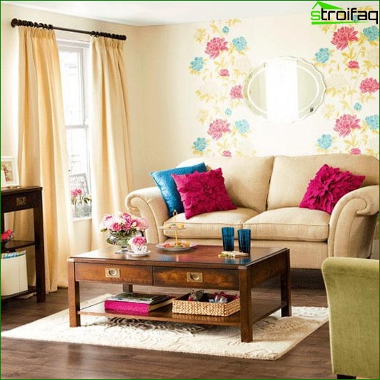 Papier peint pour le salon